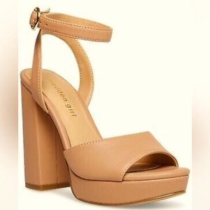 Madden Girl Summit Heel in Beige